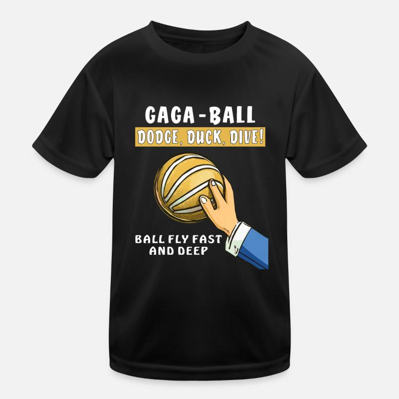 voelkerball gaga ball Kinder Funktions-T-Shirt