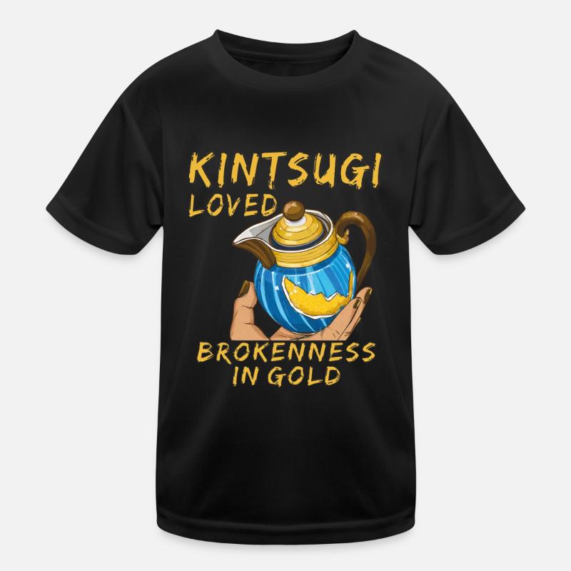 KINTSUGI AIMAIT LA BRISURE EN OR T-shirt sport Enfant