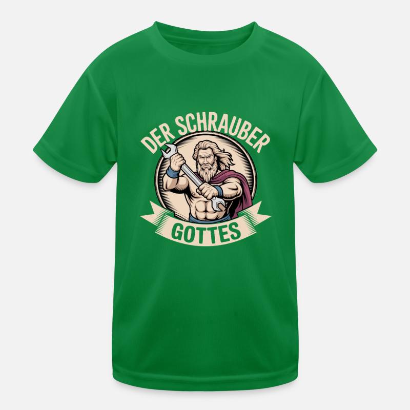Der Schrauber Gottes Kinder Funktions-T-Shirt