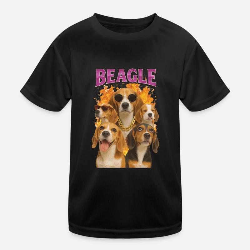 Beagle Kinder Funktions-T-Shirt