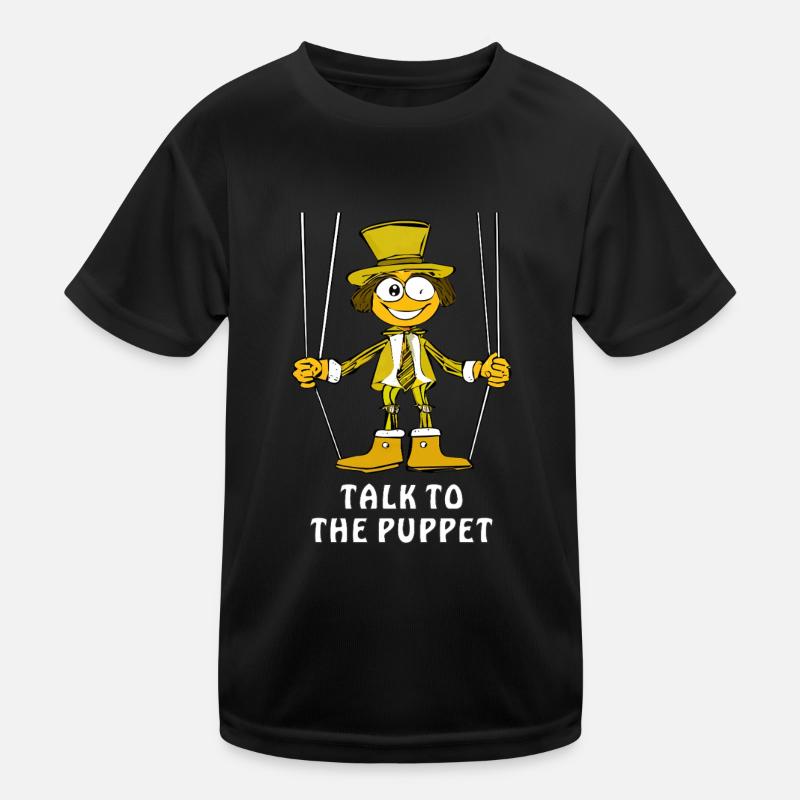 TALK TO THE PUPPET Kinder Funktions-T-Shirt