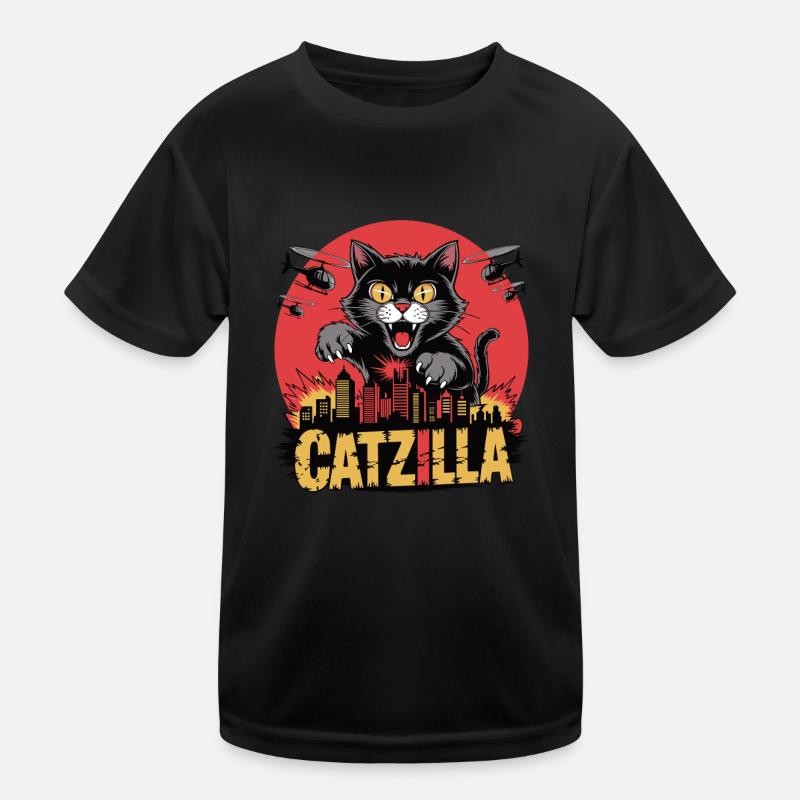 Catzilla – Die Mieze wird zur Macht Kinder Funktions-T-Shirt