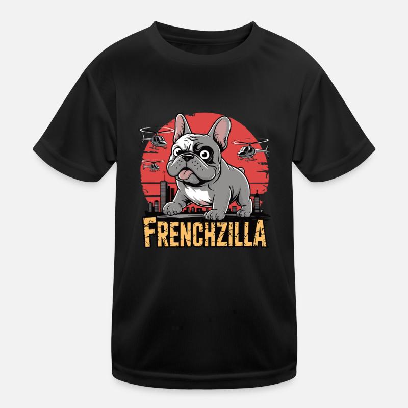 Frenchzilla – Klein, stur, total eskaliert Kinder Funktions-T-Shirt