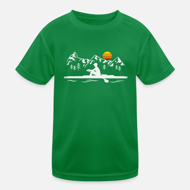Rowing Boat Rower Rowing Crew Kids Functional T-Shirt