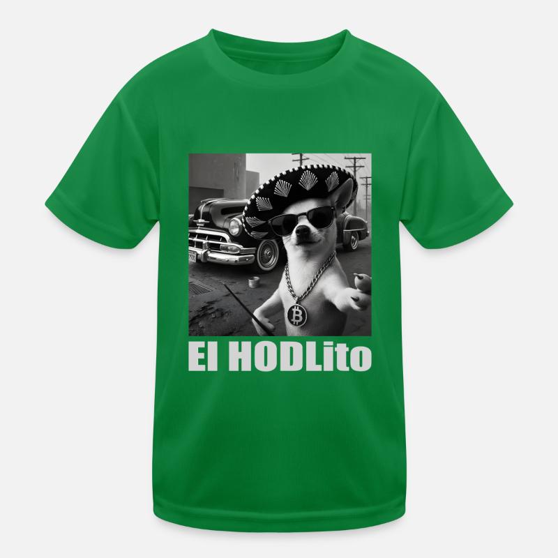 Bitcoin Kinder Funktions-T-Shirt