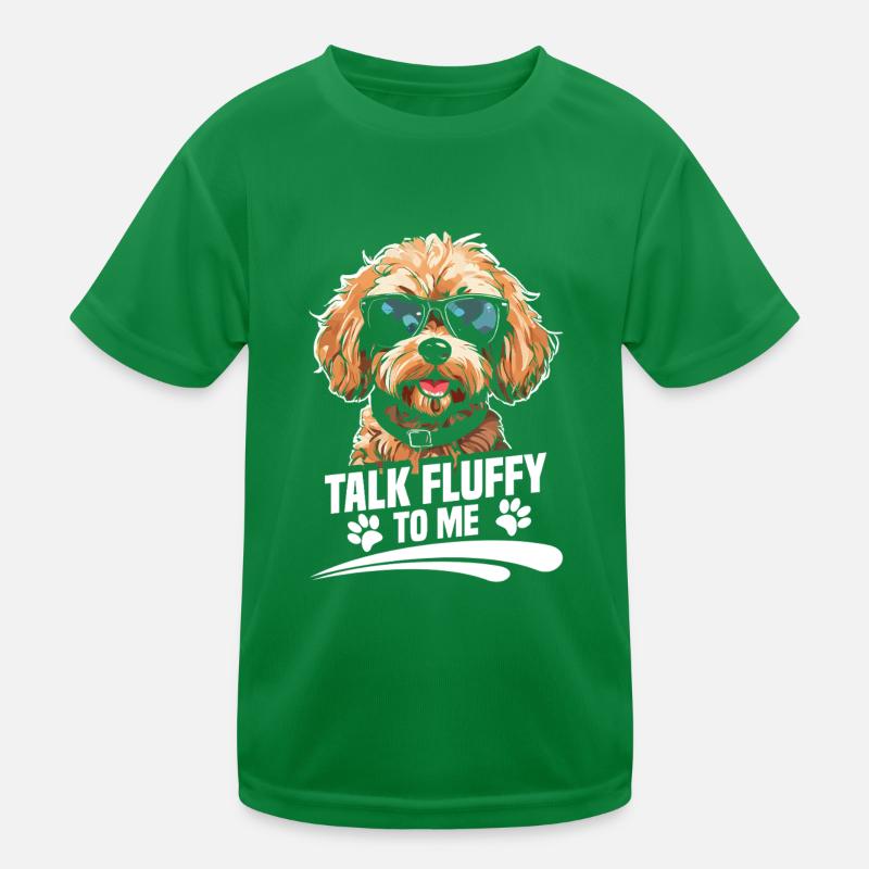 Dog Lover Cockapoo Puppy Dog Owner Fluffy Cockapoo Kinder Funktions-T-Shirt