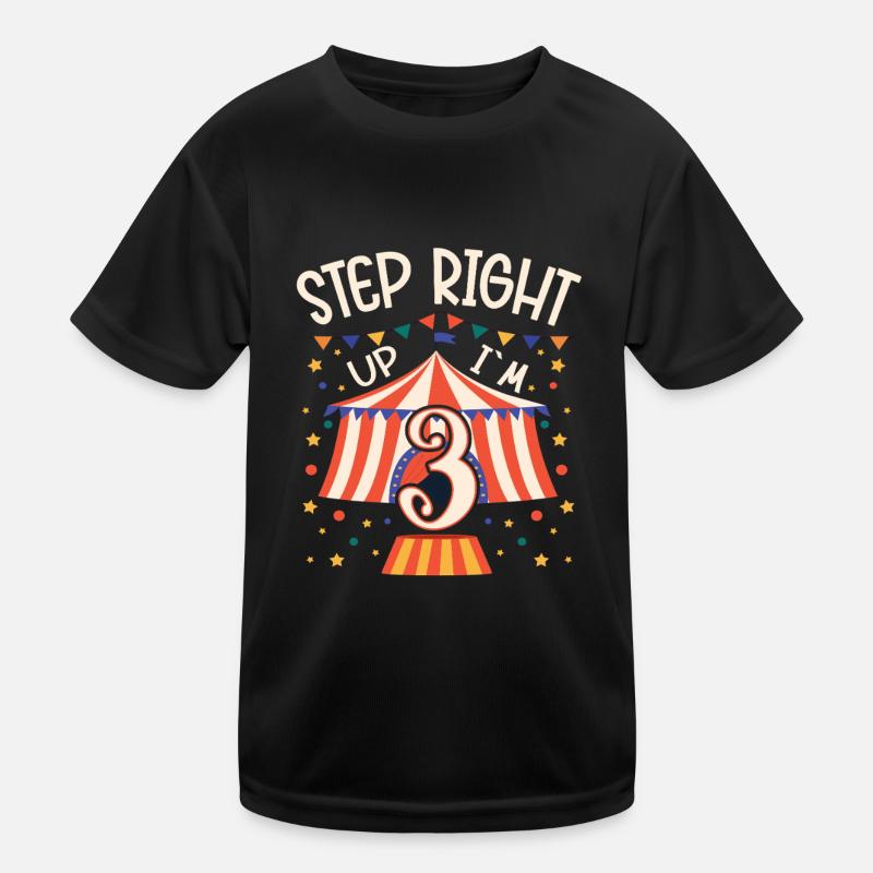 Fête d’anniversaire cirque - 3ème anniversaire garçon 3 ans T-shirt sport Enfant