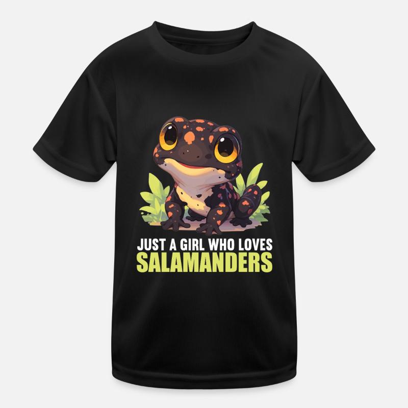 Salamanders Salamander Kids Functional T-Shirt