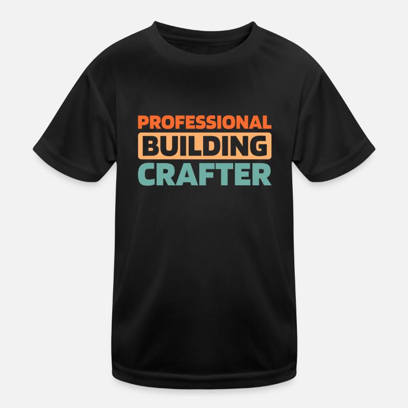 Construction worker Kids Functional T-Shirt