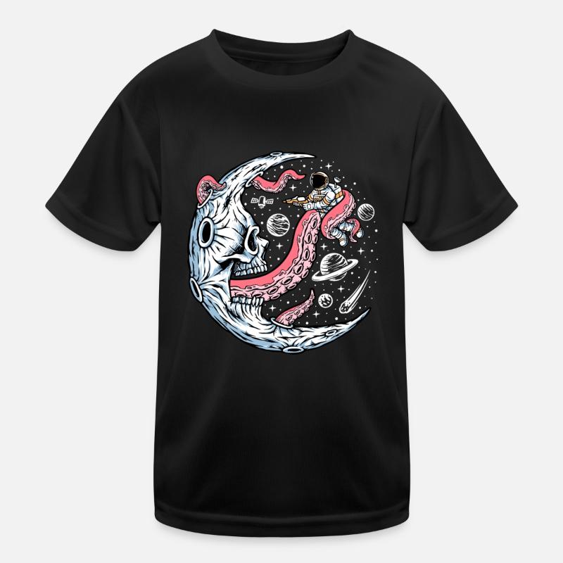Space Battle with Alien Tentacles Kinder Funktions-T-Shirt