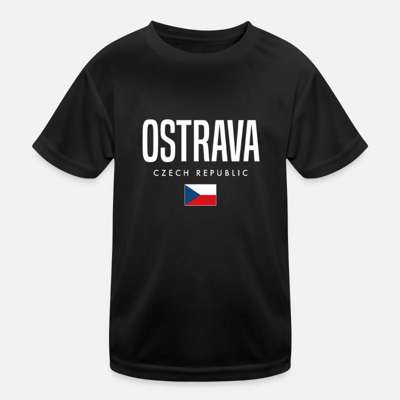 Ostrava Tschechien Kinder Funktions-T-Shirt