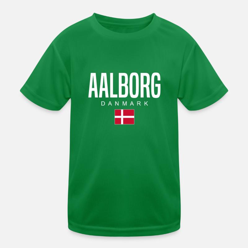 Aalborg Dänemark Kinder Funktions-T-Shirt
