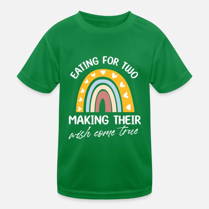 eating for two making their wish come true Design Kinder Funktions-T-Shirt