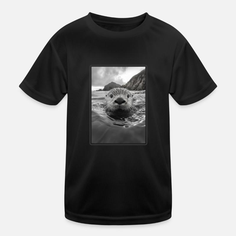 Seeotter Kinder Funktions-T-Shirt