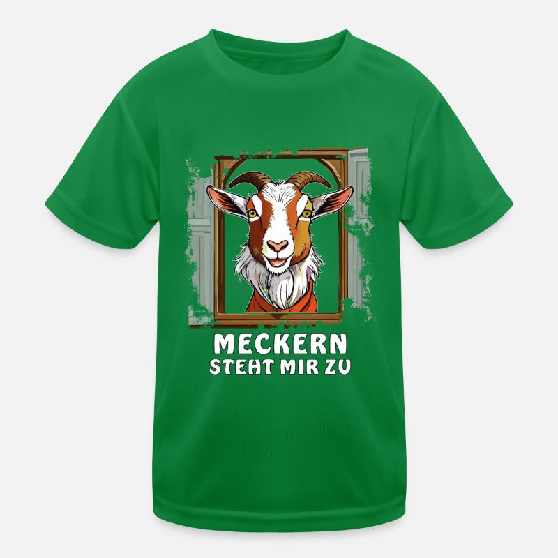 GOAT WINDOW COMPLAINING IS MY RIGHT Kids Functional T-Shirt