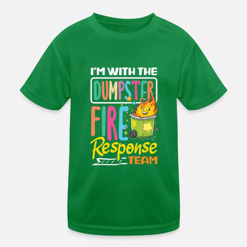 Müllcontainer Fire Response Team Leader Kinder Funktions-T-Shirt
