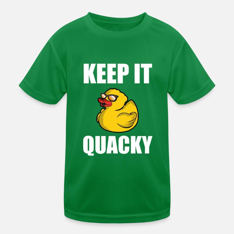 Keep It Quacky - Gummientchen Rubber Duck Duckie Kids Functional T-Shirt