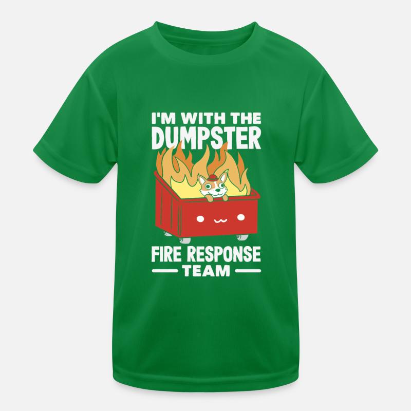 Müllcontainer Fire Response Team Leader Kinder Funktions-T-Shirt