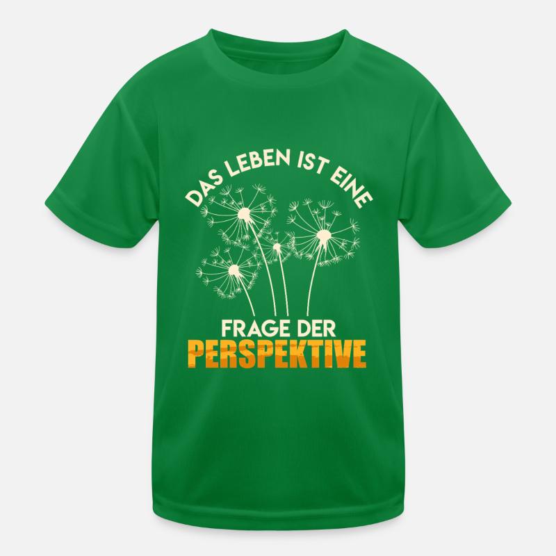 Philosophe DAS LEBEN EINE FRAGE DER PERSPEKTIVE Kinder Funktions-T-Shirt