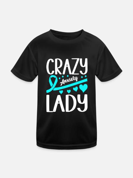 Trouble anxieux Trouble anxieux - T-shirt sport Enfant - noir - Devant