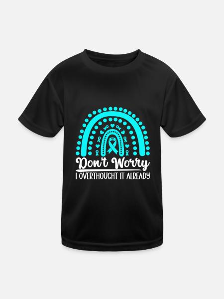 Trouble anxieux Trouble anxieux - T-shirt sport Enfant - noir - Devant