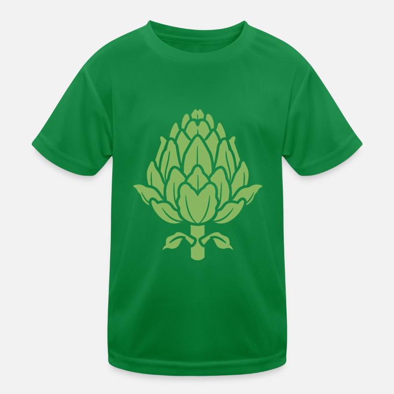 Artischocke Kinder Funktions-T-Shirt