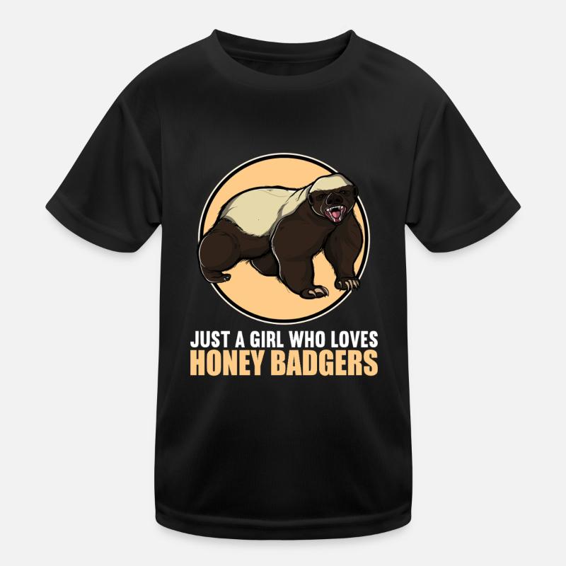 Honey Badger Honigsdachs Kids Functional T-Shirt