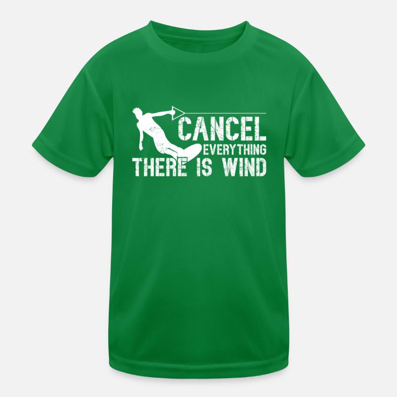 Funny Wakeboarding - Cancel everything there is Kinder Funktions-T-Shirt