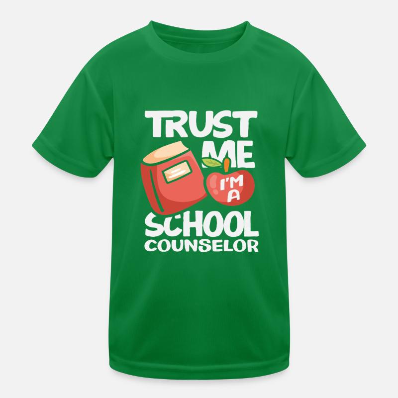 Vertraue Mir Ich Bin Schulberater Kinder Funktions-T-Shirt