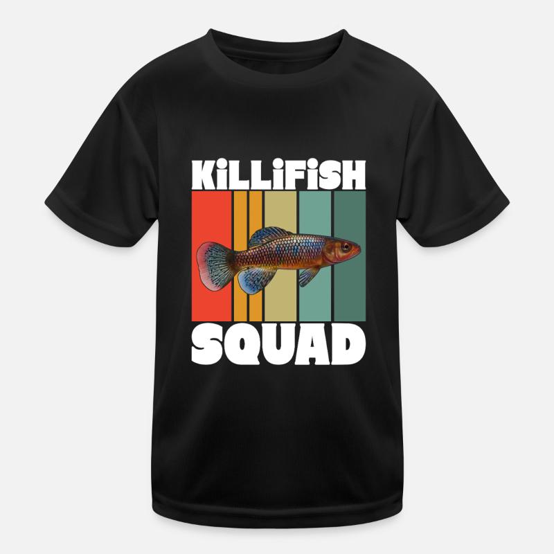 Killifisch Eierlegender Zahnkrapfen Aquarium Kinder Funktions-T-Shirt