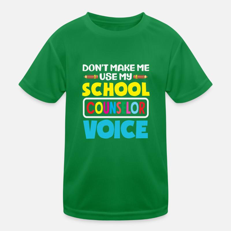 Ne me laissez pas utiliser la voix de mon conseiller scolaire T-shirt sport Enfant
