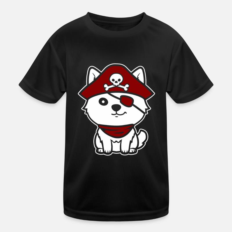 Pirat Kinder Funktions-T-Shirt
