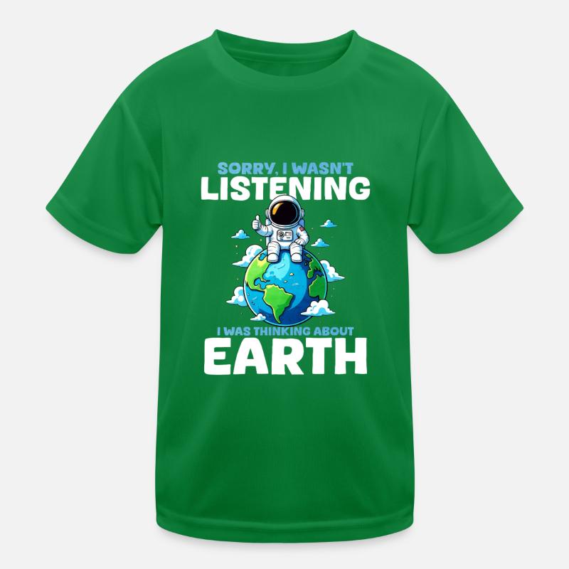 Erde Planet Kinder Funktions-T-Shirt