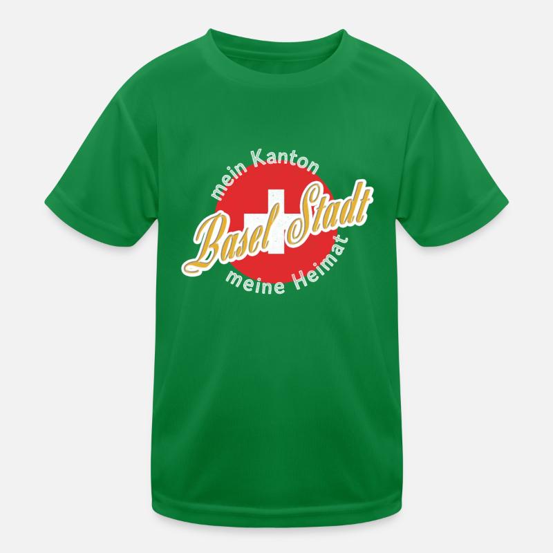 Meine Heimat Basel-Stadt Geschenk Kinder Funktions-T-Shirt