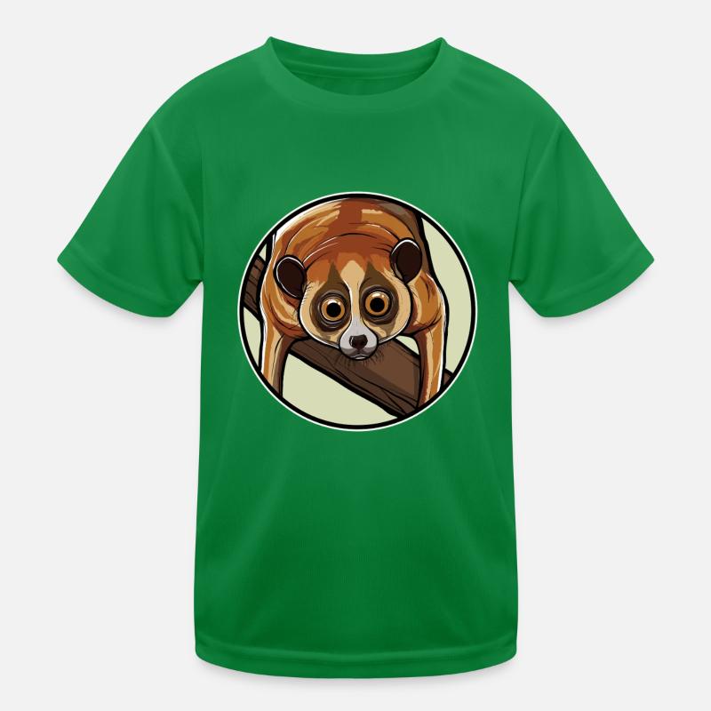 Plumploris Loris Kinder Funktions-T-Shirt