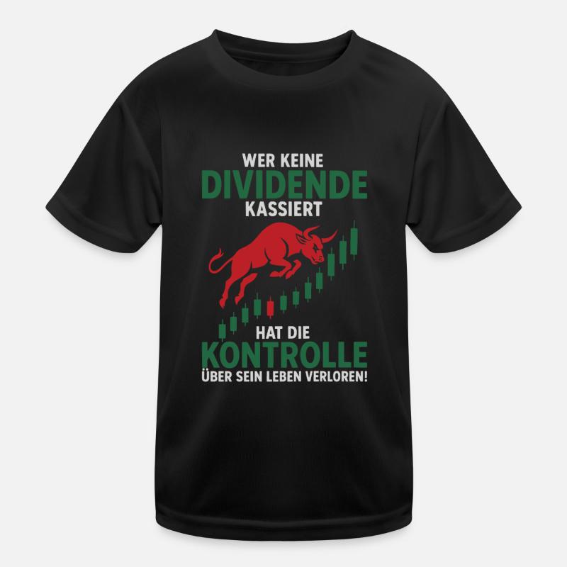 Actions Pension Dividende Bourse T-shirt sport Enfant