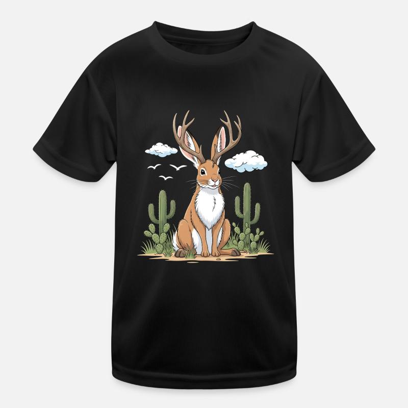 Désert de Jackalope T-shirt sport Enfant