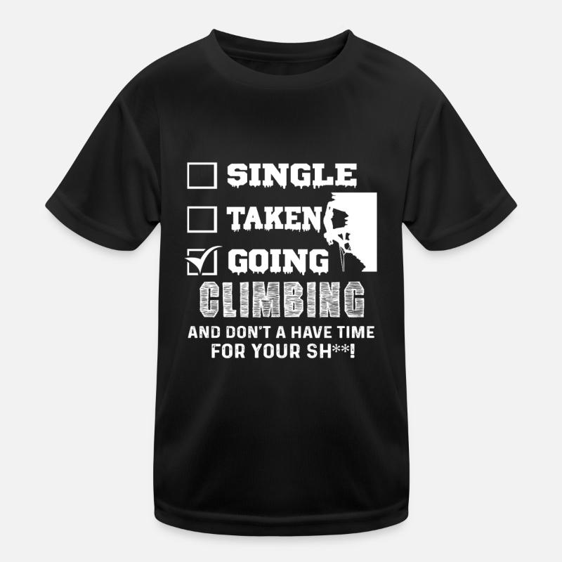 Climbing Relationship Status Kids Functional T-Shirt