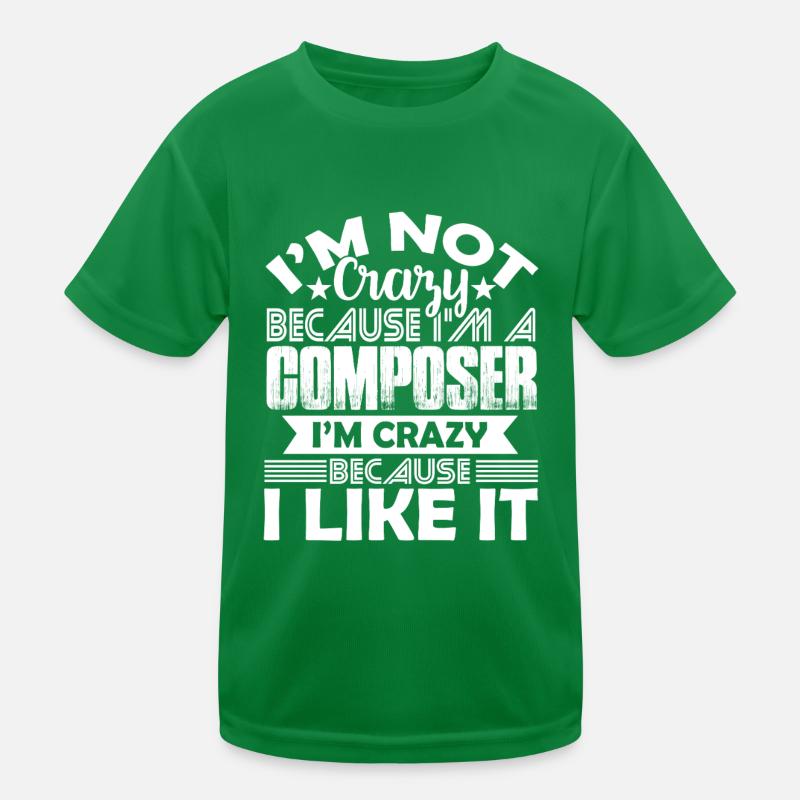 Composer Love Being A Composer Kids Functional T-Shirt