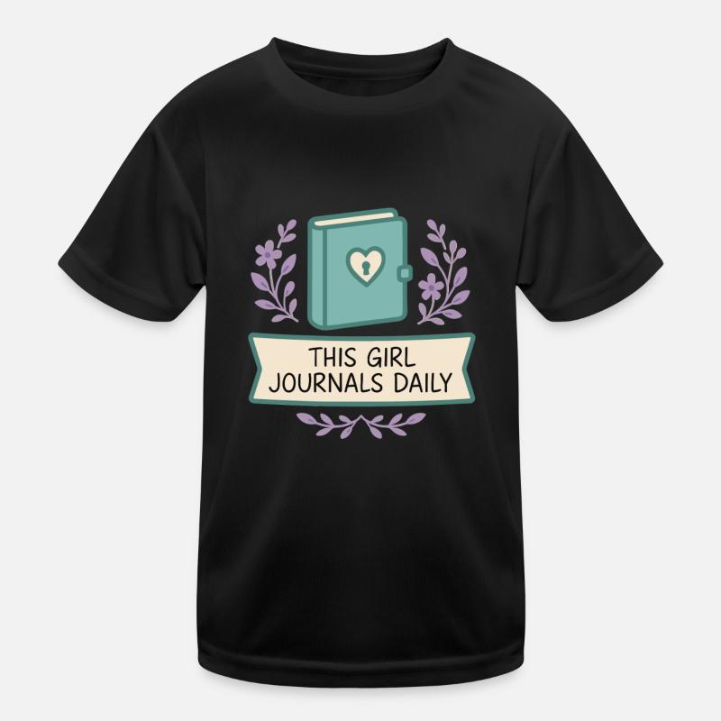Gratitude Practice Journal Lover Emotional Kids Functional T-Shirt