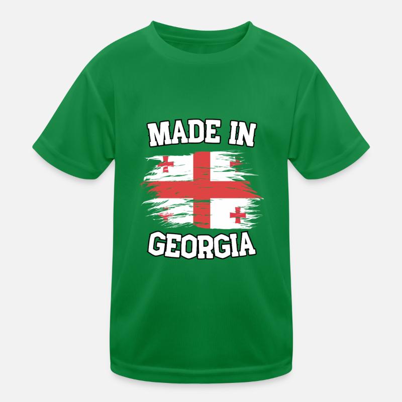 Made in Georgia Kinder Funktions-T-Shirt