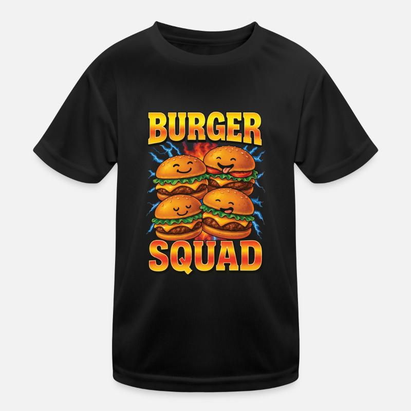 Burger Kids Functional T-Shirt