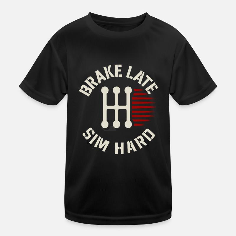 Sim Racing Simulator Cockpit Esports Racer Kinder Funktions-T-Shirt