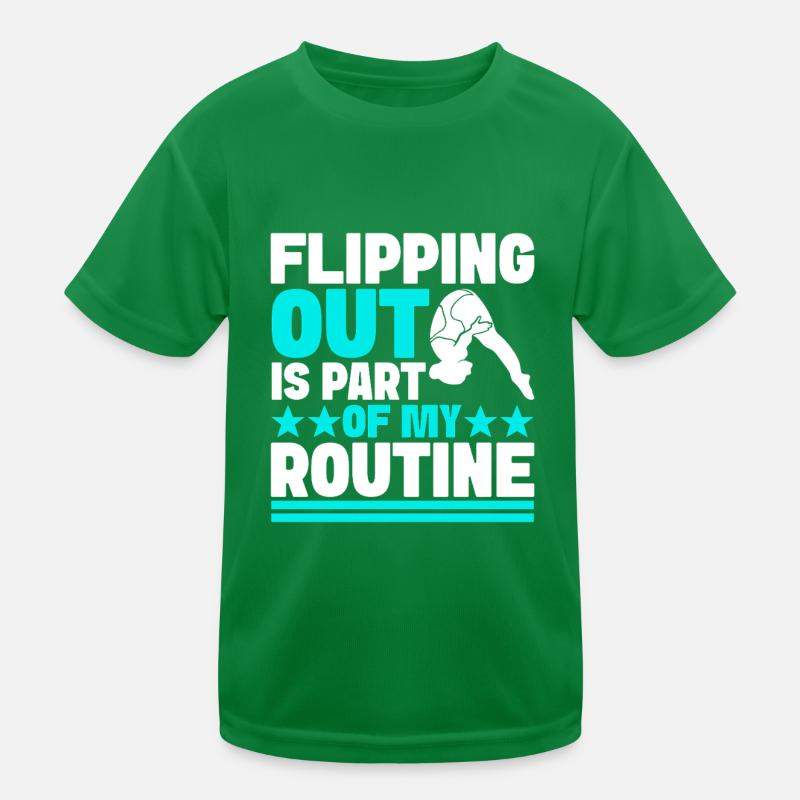 Diving diving board Kids Functional T-Shirt