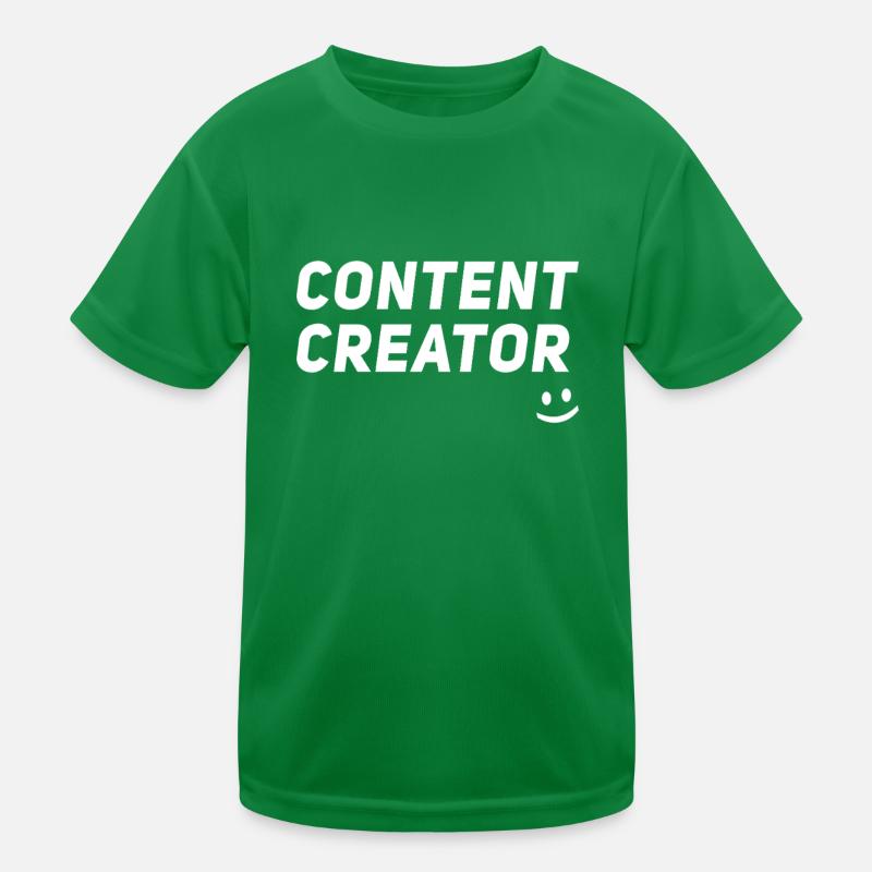 Blogger, Vlogger, Influencer - Content Creator Kids Functional T-Shirt