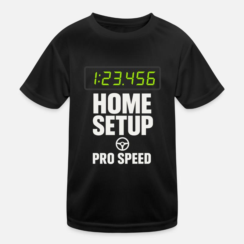 Sim Racing Simulator Cockpit Esports Racer Kinder Funktions-T-Shirt