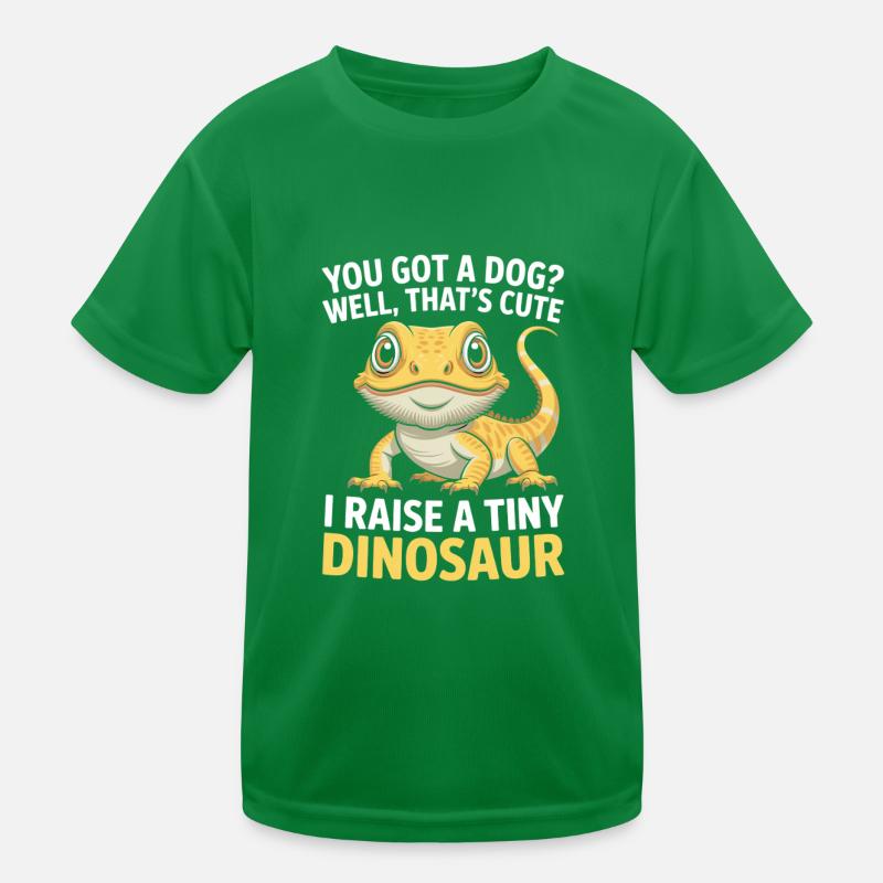 Bearded Dragon Reptile Lover Lizard Pet Kids Functional T-Shirt