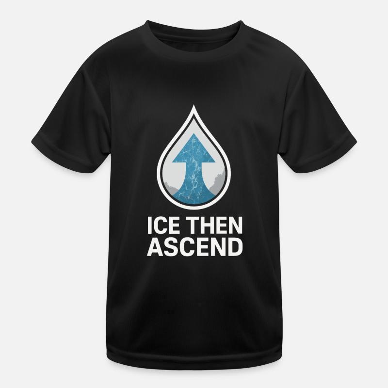 Cold showers Mental hardness Cold exposure Kids Functional T-Shirt