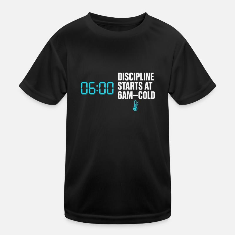 Cold showers Mental hardness Cold exposure Kids Functional T-Shirt