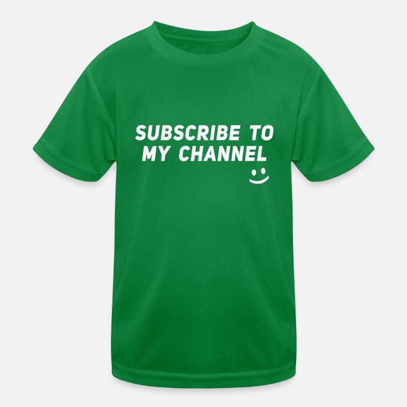 Content Creator Blogger Influencer - Subscribe to Kinder Funktions-T-Shirt